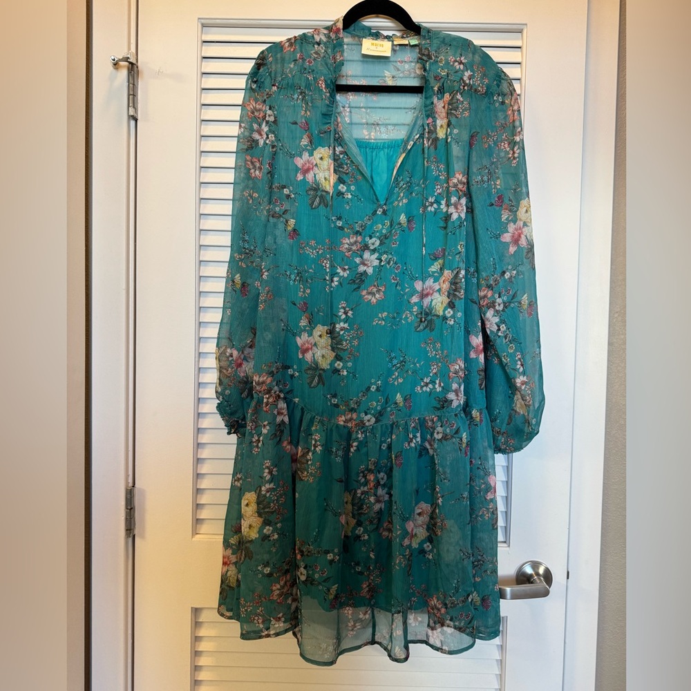 Anthropologie Maeve Emmy floral dress